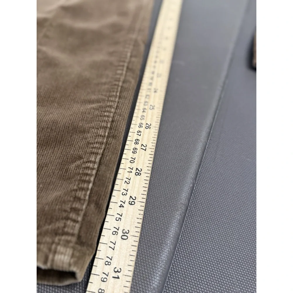 Vintage Levis 519 Corduroy Pants Mens 36x31 Brown Straight USA  1980s Pleated